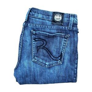Rock & Republic Embroidered Jeans Size 31 Blue
